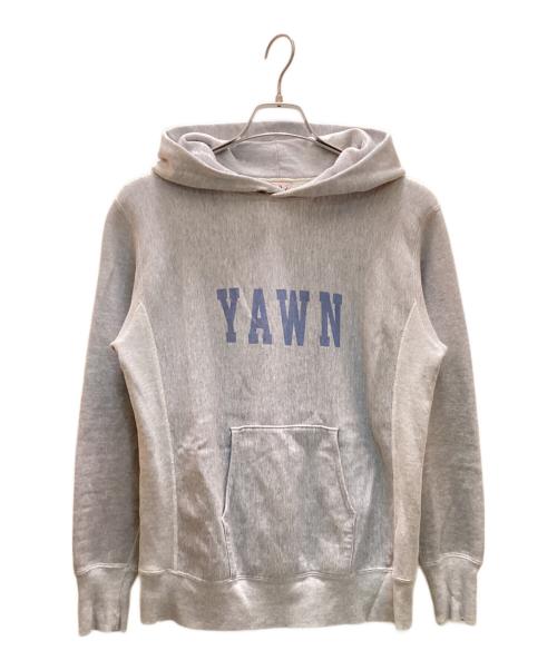 filmelange（フィルメランジェ）filmelange (フィルメランジェ) 染み込みプリントパーカー グレー サイズ:FREEの古着・服飾アイテム