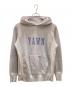 filmelange（フィルメランジェ）の古着「染み込みプリントパーカー」｜グレー
