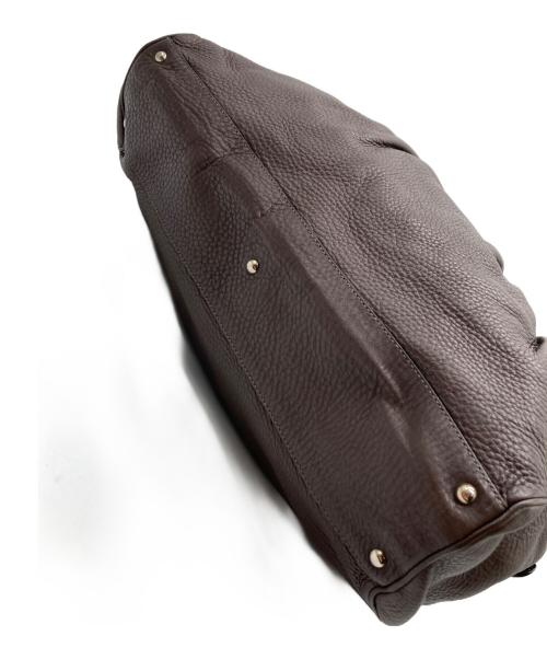 Salvatore Ferragamo（サルヴァトーレ フェラガモ）Salvatore Ferragamo (サルヴァトーレ フェラガモ) ガンチーニ レザートートバッグ ブラウンの古着・服飾アイテム