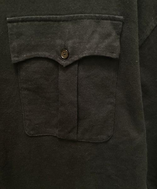 JIL SANDER（ジルサンダー）JIL SANDER (ジルサンダー) フラップポケット ロングスリーブカットソー ブラック サイズ:Mの古着・服飾アイテム