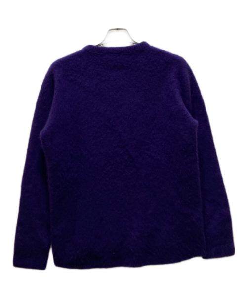 ATON（エイトン）ATON (エイトン) ファーカシミヤ クルーネックセーター パープル サイズ:SIZE 4の古着・服飾アイテム