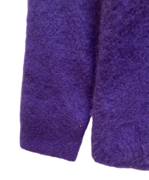 ATON（エイトン）ATON (エイトン) ファーカシミヤ クルーネックセーター パープル サイズ:SIZE 4の古着・服飾アイテム