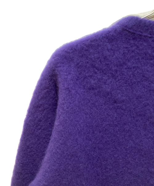 ATON（エイトン）ATON (エイトン) ファーカシミヤ クルーネックセーター パープル サイズ:SIZE 4の古着・服飾アイテム