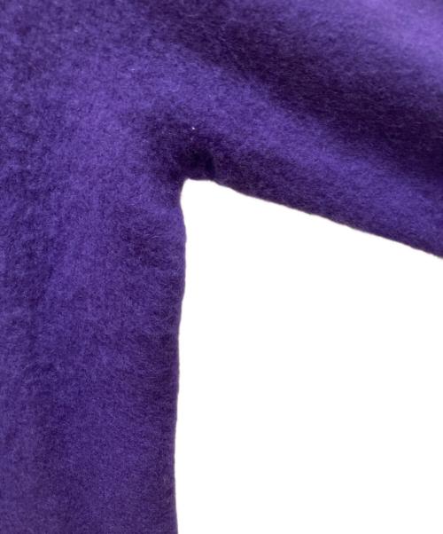 ATON（エイトン）ATON (エイトン) ファーカシミヤ クルーネックセーター パープル サイズ:SIZE 4の古着・服飾アイテム