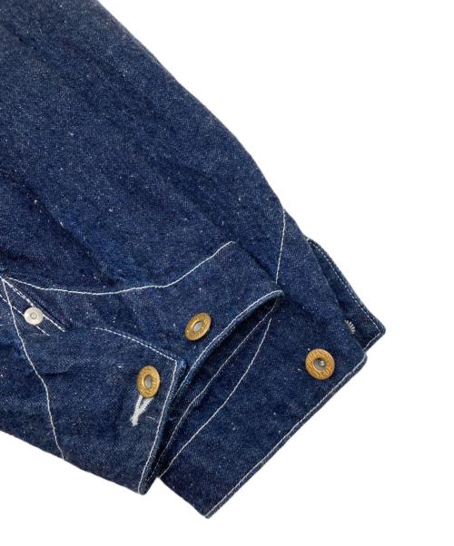 HUMAN MADE（ヒューマンメイド）HUMAN MADE (ヒューマンメイド) バックロゴデニムカバーオールジャケット インディゴ サイズ:XLの古着・服飾アイテム