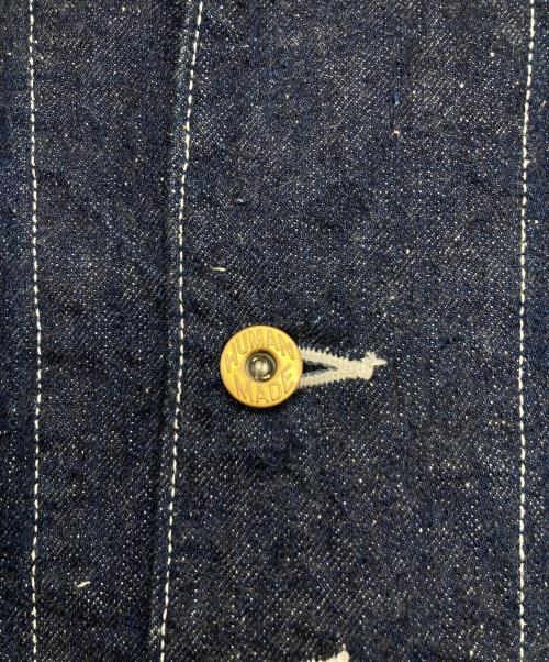 HUMAN MADE（ヒューマンメイド）HUMAN MADE (ヒューマンメイド) バックロゴデニムカバーオールジャケット インディゴ サイズ:XLの古着・服飾アイテム