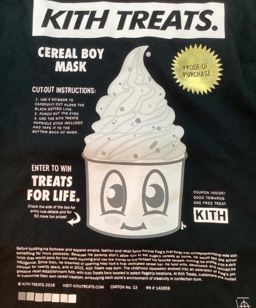 KITH TREATS（キストリーツ）KITH TREATS (キストリーツ) プリントTシャツ ブラック サイズ:XSの古着・服飾アイテム