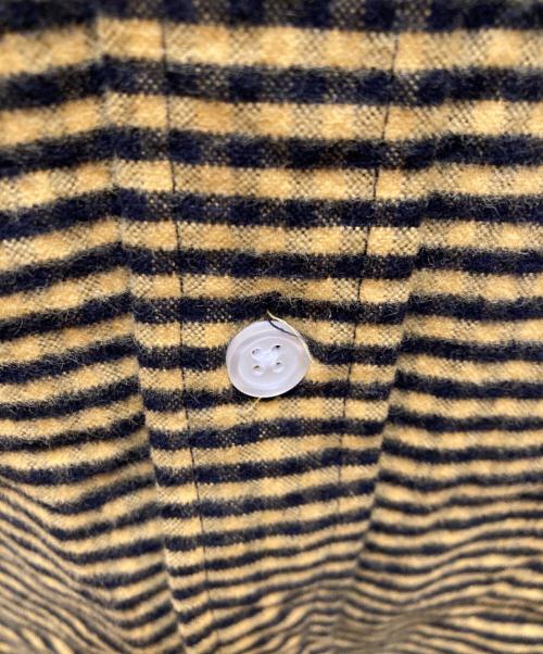 SUPREME（シュプリーム）Supreme (シュプリーム) ルーズフィット フランネルオックスフォードシャツ イエロー×ブラック サイズ:XLの古着・服飾アイテム