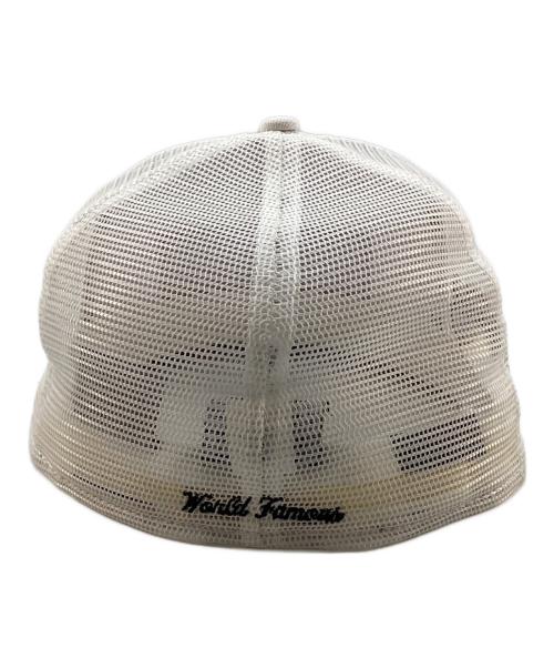 New Era（ニューエラ）New Era (ニューエラ) Supreme (シュプリーム) ボックスロゴメッシュキャップ ホワイトの古着・服飾アイテム