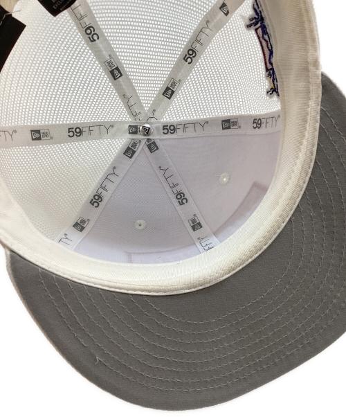 New Era（ニューエラ）New Era (ニューエラ) Supreme (シュプリーム) ボックスロゴメッシュキャップ ホワイトの古着・服飾アイテム