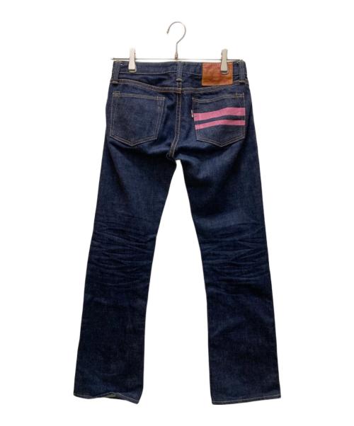 MOMOTARO JEANS（桃太郎ジーンズ）MOMOTARO JEANS (桃太郎ジーンズ) 出陣ブーツカットデニムパンツ インディゴ サイズ:26の古着・服飾アイテム