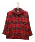 45rpm&（フォーティファイブアールピーエムアンド）の古着「スキッパーチェックネルシャツ」｜レッド