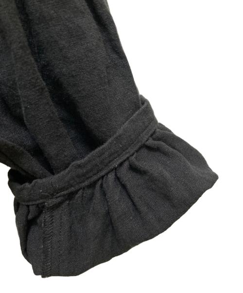 ina（イナ）ina (イナ) 胸切替ギャザーパフスリーブプルオーバー グレー サイズ:Freeの古着・服飾アイテム