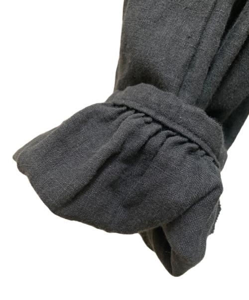 ina（イナ）ina (イナ) 胸切替ギャザーパフスリーブプルオーバー グレー サイズ:Freeの古着・服飾アイテム