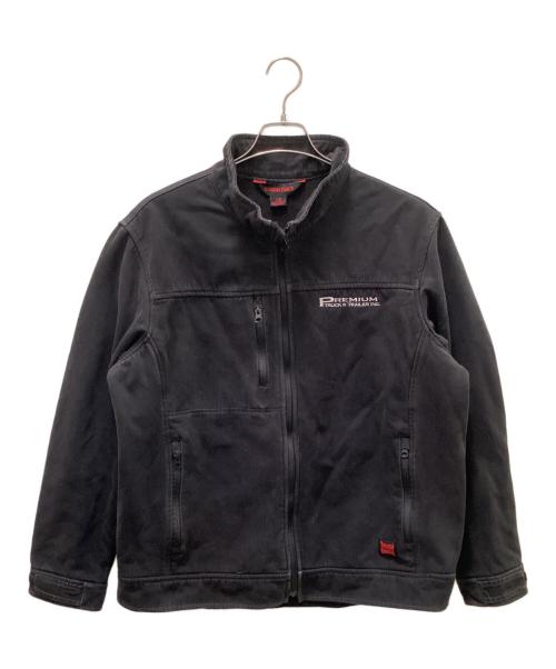 TOUGH DUCK（タフダック）TOUGH DUCK (タフダック) ダック地 ジップアップワークジャケット ブラック サイズ:Ⅼの古着・服飾アイテム