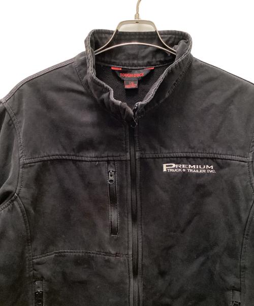 TOUGH DUCK（タフダック）TOUGH DUCK (タフダック) ダック地 ジップアップワークジャケット ブラック サイズ:Ⅼの古着・服飾アイテム