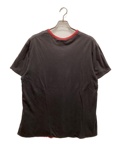 POLO SPORT（ポロスポーツ）POLO SPORT (ポロスポーツ) ヴィンテージリバーシブルプリントTシャツ ブラウン×レッド サイズ:Lの古着・服飾アイテム