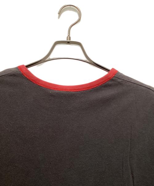 POLO SPORT（ポロスポーツ）POLO SPORT (ポロスポーツ) ヴィンテージリバーシブルプリントTシャツ ブラウン×レッド サイズ:Lの古着・服飾アイテム