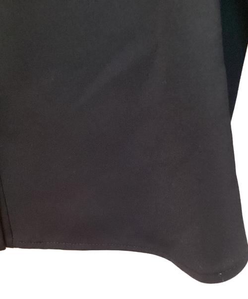 KUMIKYOKU（クミキョク）KUMIKYOKU (クミキョク) コンフォータブルドレープ フリルブラウス ネイビー サイズ:3の古着・服飾アイテム