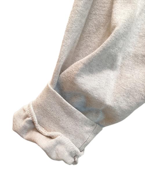 CAHLUMN CAHLUMN 233-1215（カウラム）CAHLUMN　CAHLUMN　233-1215 (カウラム) ワンポイントロゴスウェットカットソー アイボリー サイズ:XLの古着・服飾アイテム