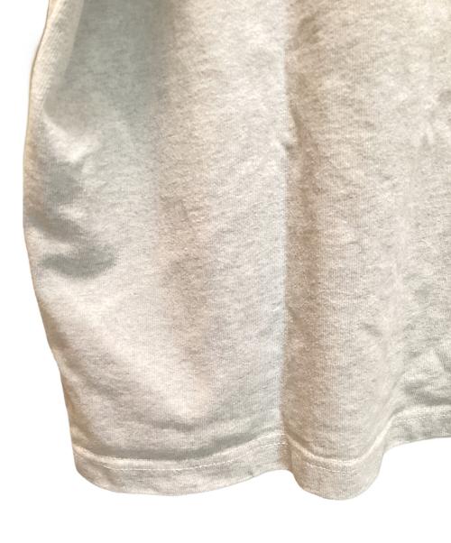 CAHLUMN CAHLUMN 233-1215（カウラム）CAHLUMN　CAHLUMN　233-1215 (カウラム) ワンポイントロゴスウェットカットソー アイボリー サイズ:XLの古着・服飾アイテム