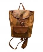 PRIMA CLASSEプリマクラッセ）の古着「地図柄ミニリュック」｜ブラウン