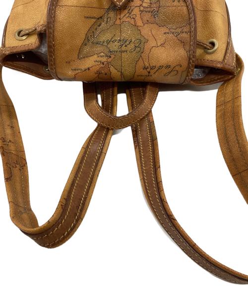 PRIMA CLASSE（プリマクラッセ）PRIMA CLASSE (プリマクラッセ) 地図柄ミニリュック ブラウンの古着・服飾アイテム