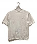 LACOSTEラコステ）の古着「成形横編みニットTシャツ」｜ホワイト