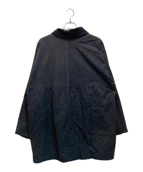 ST.MARKS（セントマークス）ST.MARKS (セントマークス) ヴィンテージオイルドステンカラーコート ネイビー サイズ:XXLの古着・服飾アイテム