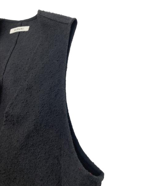 susuri（ススリ）susuri (ススリ) アイデリックドレス ブラック サイズ:1の古着・服飾アイテム