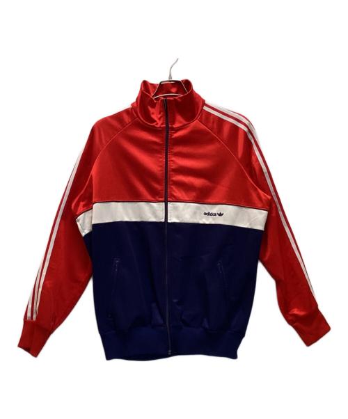 adidas（アディダス）adidas (アディダス) ヴィンテージトラックジャケット レッド×ネイビー サイズ:8の古着・服飾アイテム