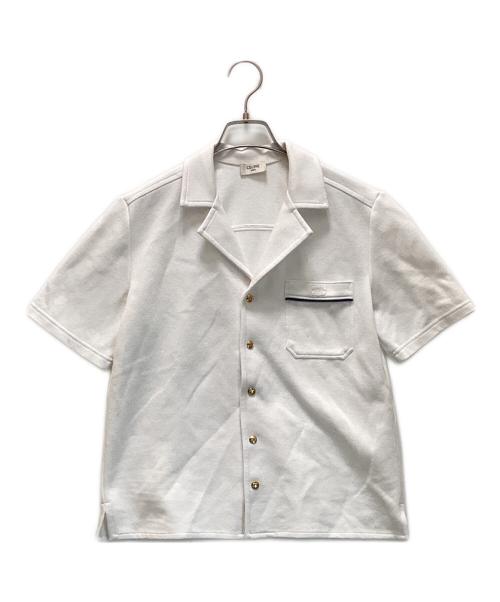 CELINE（セリーヌ）CELINE (セリーヌ) トリオンフ ポロシャツ ホワイト サイズ:Sの古着・服飾アイテム