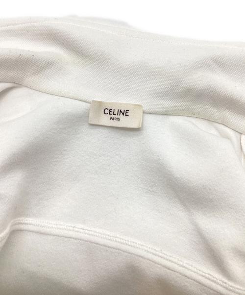 CELINE（セリーヌ）CELINE (セリーヌ) トリオンフ ポロシャツ ホワイト サイズ:Sの古着・服飾アイテム