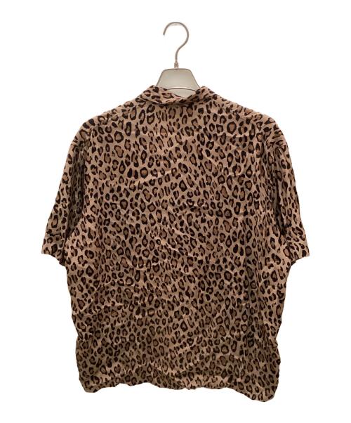 TOWN CRAFT（タウンクラフト）TOWN CRAFT (タウンクラフト) レオパード柄レーヨンシャツ ブラウン サイズ:Mの古着・服飾アイテム