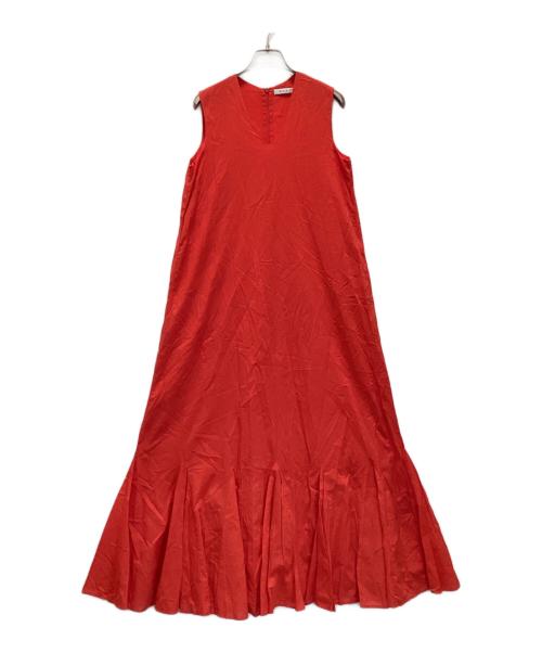 MARIHA（マリハ）MARIHA (マリハ) UNITED ARROWS (ユナイテッドアローズ) 夏の月影のドレス Vネックノースリーブワンピース レッド サイズ: FREEの古着・服飾アイテム
