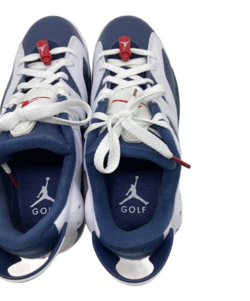 NIKE（ナイキ）NIKE (ナイキ) エアジョーダン6 レトロ ロー ゴルフ ネイビー×ホワイト サイズ:25.5の古着・服飾アイテム