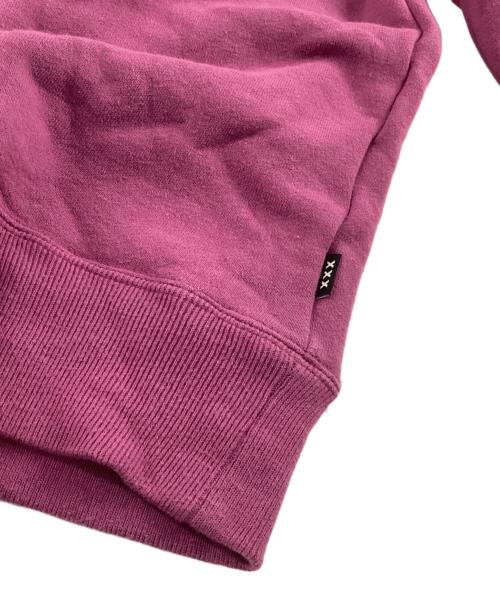 GOD SELECTION XXX（ゴッドセレクショントリプルエックス）GOD SELECTION XXX (ゴッドセレクショントリプルエックス) CREW NECK SWEAT パープル サイズ:XLの古着・服飾アイテム