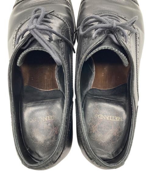 SHETLAND FOX（シェットランドフォックス）SHETLAND FOX (シェットランドフォックス) ストレートチップシューズ ブラック サイズ:SIZE 8 1/2の古着・服飾アイテム