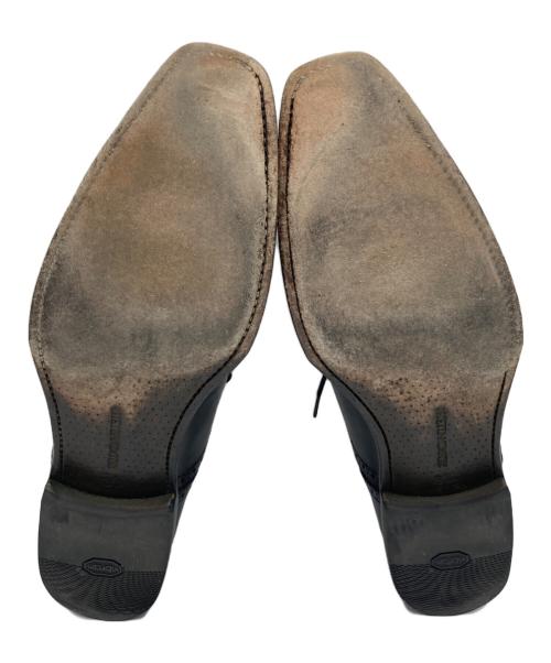 SHETLAND FOX（シェットランドフォックス）SHETLAND FOX (シェットランドフォックス) ストレートチップシューズ ブラック サイズ:SIZE 8 1/2の古着・服飾アイテム