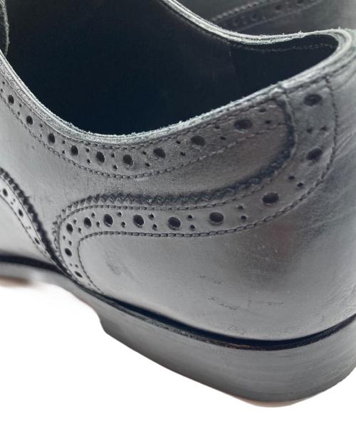 SHETLAND FOX（シェットランドフォックス）SHETLAND FOX (シェットランドフォックス) ストレートチップシューズ ブラック サイズ:SIZE 8 1/2の古着・服飾アイテム