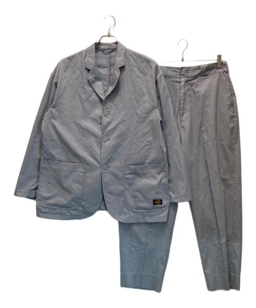 Dickies（ディッキーズ）Dickies (ディッキーズ) TRIPSTER (トリップスター) BEAMS (ビームス) コラボTCツイル3Bスーツセットアップ グレー サイズ:Mの古着・服飾アイテム