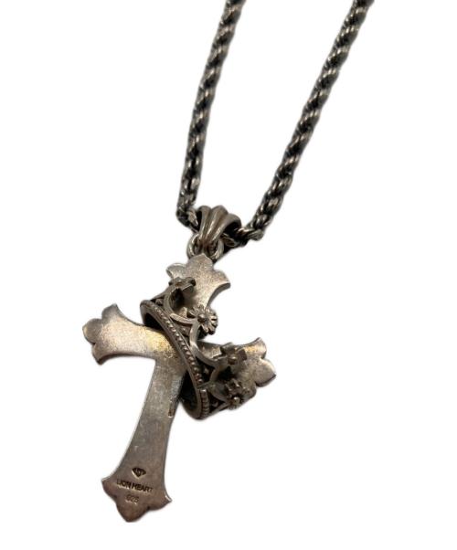 LION HEART（ライオンハート）LION HEART (ライオンハート) ハウリング クロス・クラウンネックレスの古着・服飾アイテム