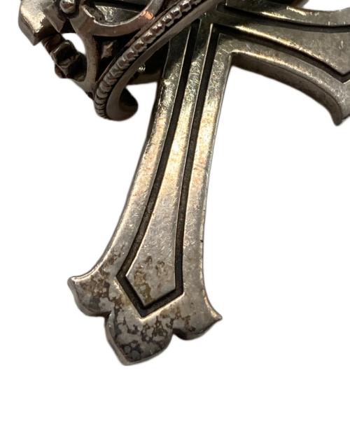 LION HEART（ライオンハート）LION HEART (ライオンハート) ハウリング クロス・クラウンネックレスの古着・服飾アイテム