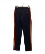 adidasアディダス）の古着「ヴィンテージトラックパンツ」｜ブラック イエロー