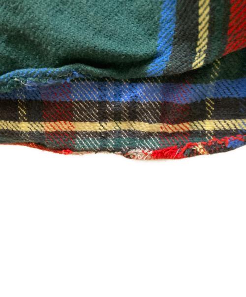 National（ナショナル）National (ナショナル) ヴィンテージチェック柄ルシャツ グリーン サイズ:Lの古着・服飾アイテム