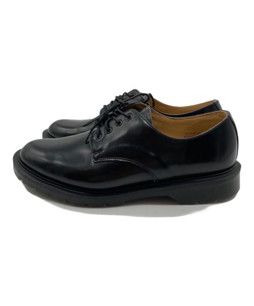 SOLOVAIR（ソロヴェアー）SOLOVAIR (ソロヴェアー) 4アイレットオックスフォードシューズ ブラック サイズ:6 1/2の古着・服飾アイテム