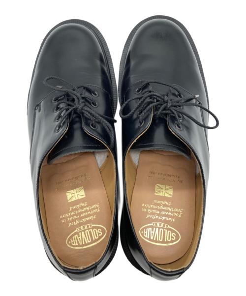 SOLOVAIR（ソロヴェアー）SOLOVAIR (ソロヴェアー) 4アイレットオックスフォードシューズ ブラック サイズ:6 1/2の古着・服飾アイテム