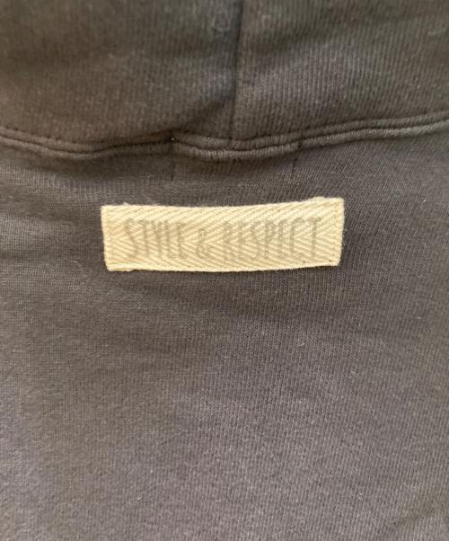 WAREHOUSE（ウエアハウス）WAREHOUSE (ウエアハウス) 2本針プルオーバーパーカー ブラック サイズ:38の古着・服飾アイテム