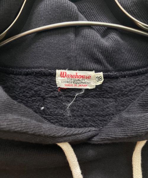 WAREHOUSE（ウエアハウス）WAREHOUSE (ウエアハウス) 2本針プルオーバーパーカー ブラック サイズ:38の古着・服飾アイテム