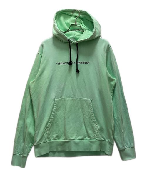 DIESEL（ディーゼル）DIESEL (ディーゼル) S-GIRK-HOOD-FLUO グリーン サイズ:XLの古着・服飾アイテム